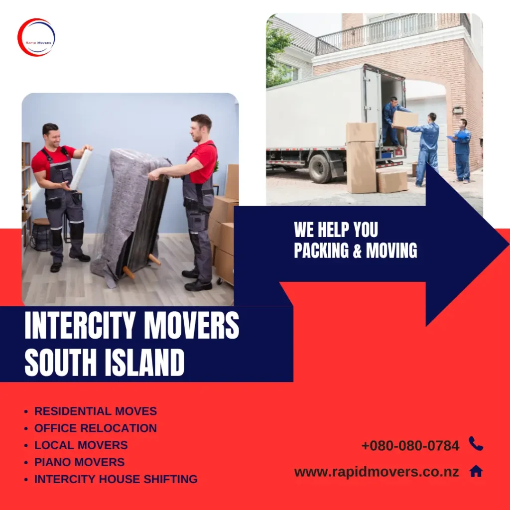 intercity movers South Island